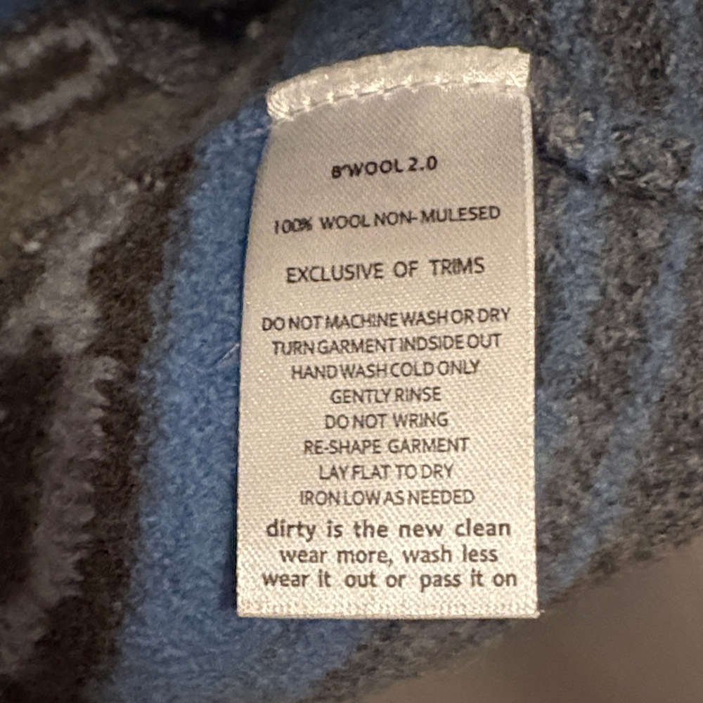 Toad&Co Women's Gray and Blue Striped Cardigan - Picture 4 of 6